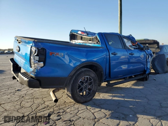 2024 Ford Ranger XLT with VIN 1FTER4HH6RLE38806, listed as a Copart auction lot 77479314 with 1,152 mi miles and Non Repairable. Bid and sale history available at carsss.com. Image 3.