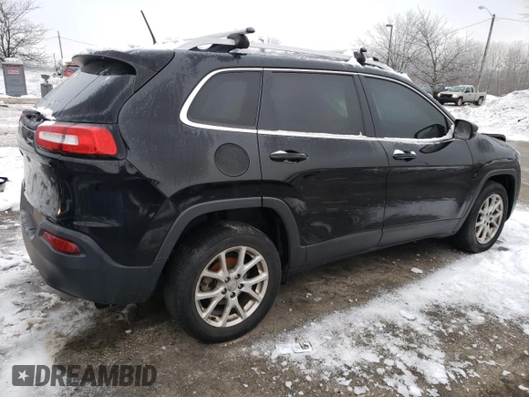 2018 Jeep Cherokee Latitude Plus with VIN 1C4PJLLB4JD503969, listed as a Copart auction lot 87588395 with 92,579 mi miles and Salvage Title. Bid and sale history available at carsss.com. Image 3.