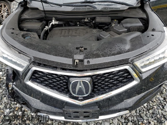 2017 Acura MDX Advance with VIN 5FRYD4H87HB029533, listed as a Copart auction lot 51931625 with 102,962 mi miles and Salvage title. Bid and sale history available at DreamBid. Image 12.