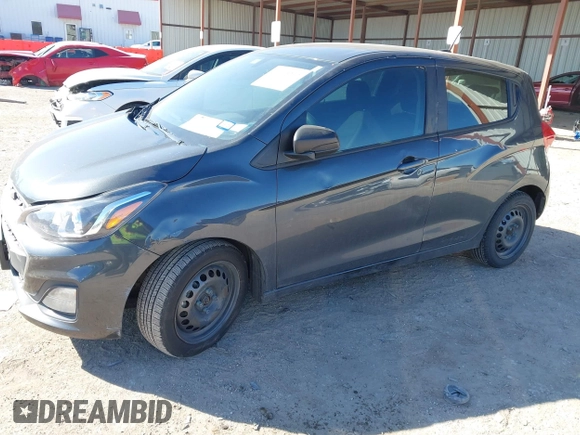 2020 Chevrolet Spark LS with VIN KL8CB6SA3LC474441, listed as a IAAI auction lot 41613297 with 83,106 mi miles. Bid and sale history available at carsss.com. Image 6.