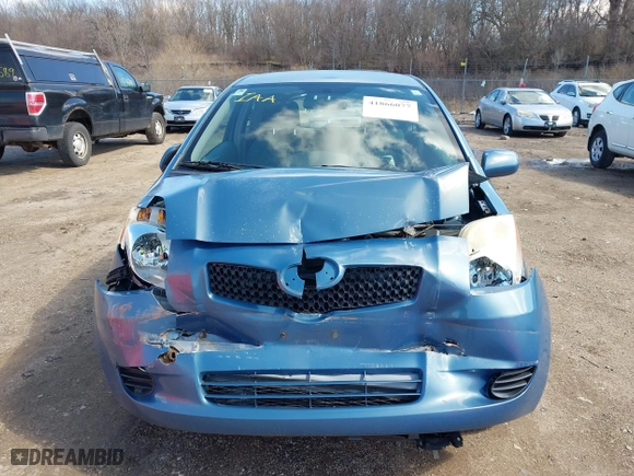 2008 Toyota Yaris with VIN JTDJT923085211222, listed as a IAAI auction lot 41866077 with 198,933 mi miles. Bid and sale history available at carsss.com. Image 12.