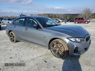 2023 BMW 3 Series 330e xDrive with VIN 3MW39FS0XP8D01410, listed as a Copart auction lot 45859165 with Not Provided miles and Salvage Title. Bid and sale history available at carsss.com. Image 4.