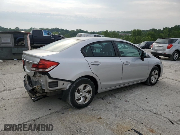 2015 Honda Civic LX z VIN 19XFB2F59FE060541, wystawiony jako Copart lot #58024495 z przebiegiem 76 472 mil mil oraz Szkoda całkowita • Salvage title. Historia ofert i sprzedaży dostępna na DreamBid. Obrazek 3.