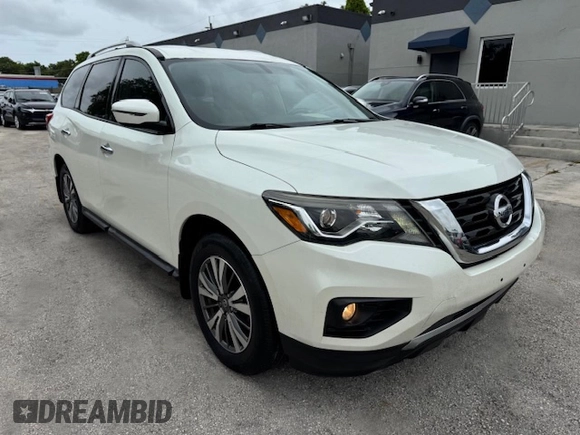 2017 Nissan Pathfinder SL with VIN 5N1DR2MM1HC627750, listed as a Copart auction lot 60175325 with 83,893 mi miles and Non repairable. Bid and sale history available at DreamBid. Image 4.