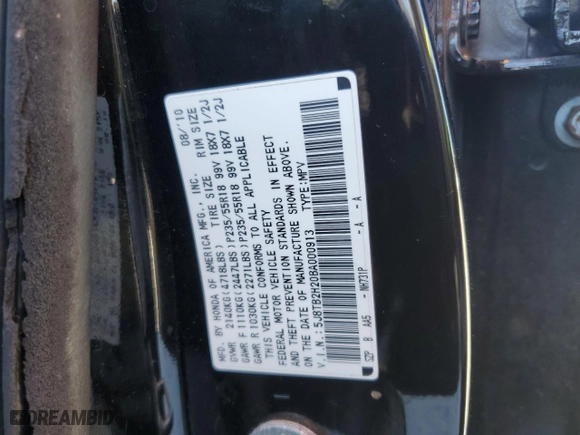 2011 Acura RDX with VIN 5J8TB2H20BA000913, listed as a Copart auction lot 46568715 with 118,602 mi miles and Salvage Title. Bid and sale history available at carsss.com. Image 15.