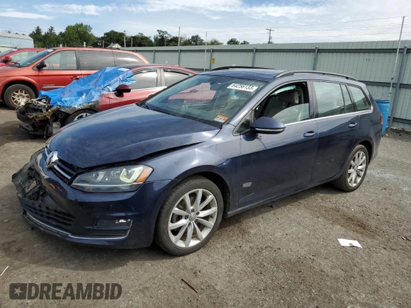 2016 Volkswagen Golf SportWagen TSI S with VIN 3VWC17AU1GM522080, listed as a Copart auction lot 64256133 with 98,861 mi miles. Bid and sale history available at carsss.com. Image 1.