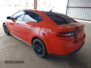 2015 Dodge Dart SXT with VIN 1C3CDFBB7FD228134, listed as a IAAI auction lot 41815377 with 162,740 mi miles. Bid and sale history available at carsss.com. Image 3.