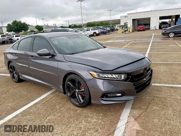 2020 Honda Accord Sport with VIN 1HGCV1F30LA013322, listed as a Copart auction lot 65007465 with 46,800 mi miles and Clean title. Bid and sale history available at DreamBid. Image 1.