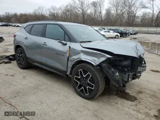 2023 Chevrolet Blazer RS with VIN 3GNKBKRS5PS225298, listed as a Copart auction lot 50971865 with 11,353 mi miles and Salvage Title. Bid and sale history available at carsss.com. Image 4.
