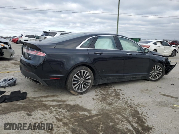 2019 Lincoln MKZ Standard with VIN 3LN6L5A96KR605022, listed as a Copart auction lot 45581595 with 717,235 mi miles and Salvage Title. Bid and sale history available at carsss.com. Image 3.