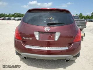 2006 Nissan Murano S with VIN JN8AZ08W46W521350, listed as a Copart auction lot 61891624 with 164,128 mi miles and Salvage Title. Bid and sale history available at carsss.com. Image 6.