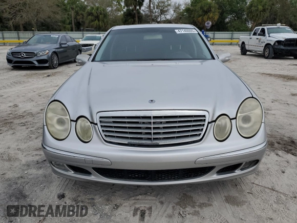 2004 Mercedes-Benz E-Class 5.0L with VIN WDBUF70J44A547062, listed as a Copart auction lot 47140005 with 0 mi miles and Clean Title. Bid and sale history available at carsss.com. Image 5.