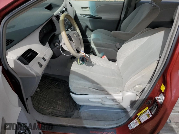 2011 Toyota Sienna with VIN 5TDZK3DC6BS032409, listed as a Copart auction lot 50069725 with 231,085 mi miles and Salvage Title. Bid and sale history available at carsss.com. Image 7.