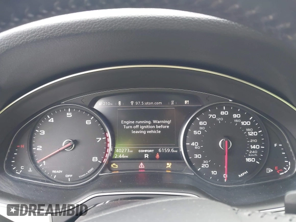 2018 Audi Q7 Premium Plus with VIN WA1LHAF70JD054404, listed as a IAAI auction lot 42068480 with 40,273 mi miles and . Bid and sale history available at DreamBid. Image 7.