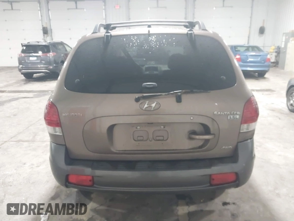 2005 Hyundai Santa Fe GLS with VIN KM8SC73E35U007942, listed as a IAAI auction lot 41201901 with 184,437 mi miles. Bid and sale history available at carsss.com. Image 16.