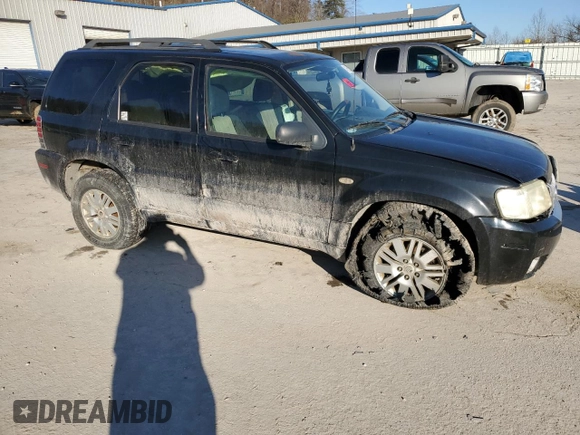 2007 Mercury Mariner Luxury with VIN 4M2CU91187KJ05567, listed as a Copart auction lot 48353025 with Not provided miles and Salvage title. Bid and sale history available at DreamBid. Image 4.