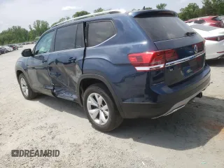 2018 Volkswagen Atlas SE with VIN 1V2LR2CA9JC587607, listed as a Copart auction lot 54824925 with 89,318 mi miles and Salvage title. Bid and sale history available at DreamBid. Image 2.