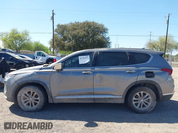 2019 Hyundai Santa Fe SEL with VIN 5NMS33AD0KH078624, listed as a IAAI auction lot 41747977 with 98,507 mi miles. Bid and sale history available at carsss.com. Image 14.
