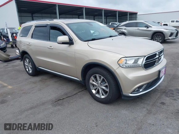 2015 Dodge Durango Limited with VIN 1C4RDHDG0FC834181, listed as a IAAI auction lot 42621753 with 122,442 mi miles and . Bid and sale history available at DreamBid. Image 1.