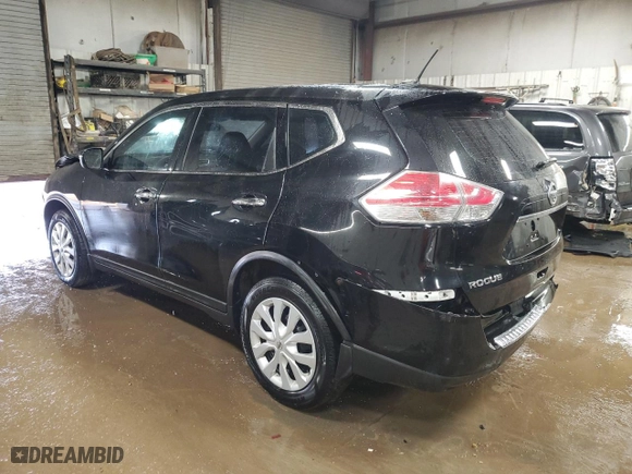 2015 Nissan Rogue S with VIN KNMAT2MT0FP542906, listed as a Copart auction lot 49078855 with 185,005 mi miles and Salvage Title. Bid and sale history available at carsss.com. Image 2.