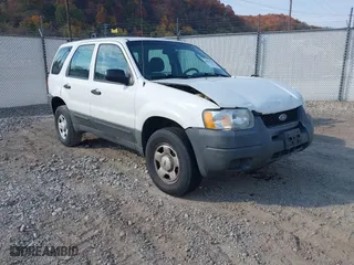 2003 Ford Escape XLS Popular with VIN 1FMYU92183KB46619, listed as a IAAI auction lot 40695244 with 0 mi miles. Bid and sale history available at carsss.com. Image 1.