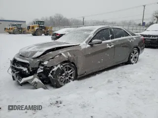 2014 Cadillac CTS Vsport Premium RWD with VIN 1G6AV5S8XE0163433, listed as a Copart auction lot 85983944 with 31,821 mi miles and Salvage Title. Bid and sale history available at carsss.com. Image 1.