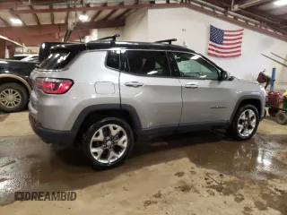 2021 Jeep Compass Limited with VIN 3C4NJDCB9MT503428, listed as a Copart auction lot 83230484 with 58,903 mi miles and Non Repairable. Bid and sale history available at DreamBid. Image 3.
