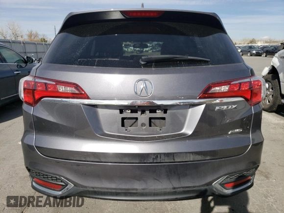 2017 Acura RDX with VIN 5J8TB4H31HL007029, listed as a Copart auction lot 50269835 with 58,159 mi miles and Salvage Title. Bid and sale history available at DreamBid. Image 6.