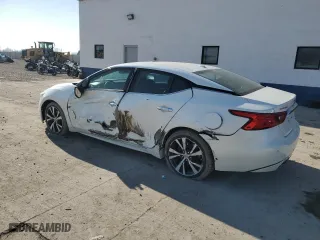 2018 Nissan Maxima SL with VIN 1N4AA6AP7JC381562, listed as a Copart auction lot 86142204 with 81,550 mi miles and Salvage Title. Bid and sale history available at carsss.com. Image 2.