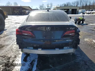 2016 Acura TLX Technology with VIN 19UUB3F57GA004598, listed as a Copart auction lot 46344685 with 144,528 mi miles and Salvage title. Bid and sale history available at DreamBid. Image 6.