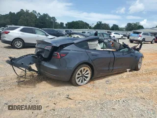 2023 Tesla Model 3 with VIN 5YJ3E1EA7PF627103, listed as a Copart auction lot 55493425 with Not provided miles and Non repairable. Bid and sale history available at DreamBid. Image 3.