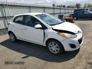 2013 Mazda Mazda2 Sport with VIN JM1DE1KZ4D0164328, listed as a Copart auction lot 53372705 with 10,796 mi miles and Salvage Title. Bid and sale history available at carsss.com. Image 4.