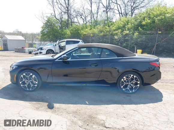2025 BMW 4 Series 430i xDrive with VIN WBA53DB03SCT98773, listed as a IAAI auction lot 42061005 with 2,985 mi miles and . Bid and sale history available at carsss.com. Image 15.