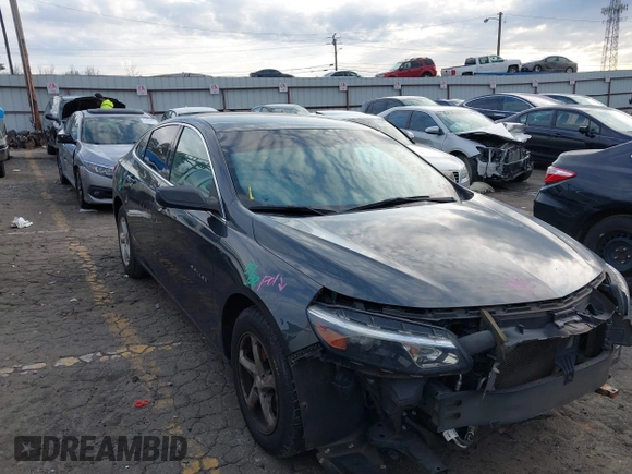 2017 Chevrolet Malibu LS with VIN 1G1ZB5ST2HF159335, listed as a IAAI auction lot 41582069 with 180,906 mi miles and . Bid and sale history available at DreamBid. Image 1.