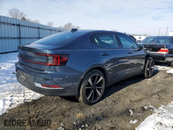2022 Polestar 2 with VIN LPSED3KA8NL083323, listed as a Copart auction lot 89174045 with 29,338 mi miles and Salvage Title. Bid and sale history available at DreamBid. Image 3.