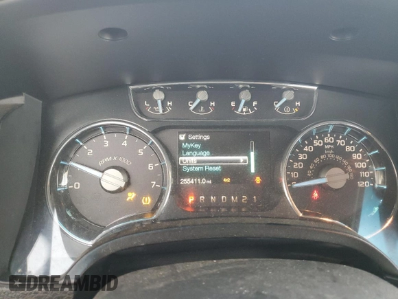 2011 Ford F-150 XL with VIN 1FTFW1EF4BFA08758, listed as a Copart auction lot 42638195 with 255,411 mi miles and Clean Title. Bid and sale history available at carsss.com. Image 9.