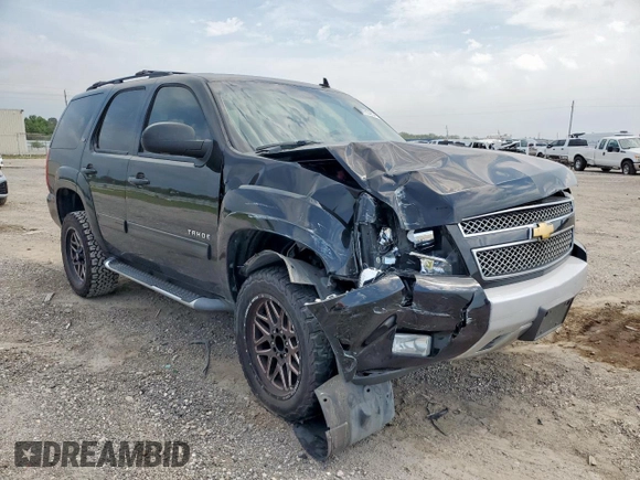 2013 Chevrolet Tahoe LT with VIN 1GNSKBE0XDR132697, listed as a Copart auction lot 57252575 with 166,956 mi miles and Salvage title. Bid and sale history available at DreamBid. Image 4.