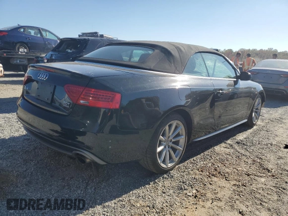 2016 Audi A5 Premium with VIN WAUD2AFHXGN005747, listed as a Copart auction lot 75031624 with 49,068 mi miles and Salvage title. Bid and sale history available at DreamBid. Image 3.