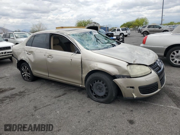 2006 Volkswagen Jetta 2.5L with VIN 3VWSF71K56M765739, listed as a Copart auction lot 55774615 with Not provided miles and Salvage title. Bid and sale history available at DreamBid. Image 4.