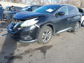 2017 Nissan Murano SL with VIN 5N1AZ2MH5HN144630, listed as a IAAI auction lot 41239088 with 87,305 mi miles and . Bid and sale history available at DreamBid. Image 18.
