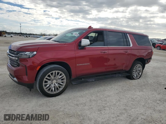 2023 Chevrolet Suburban Premier with VIN 1GNSKFKT2PR309933, listed as a Copart auction lot 79028294 with Not Provided miles and Salvage Title. Bid and sale history available at DreamBid. Image 1.