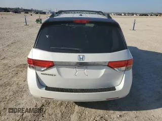 2014 Honda Odyssey EX-L with VIN 5FNRL5H67EB098473, listed as a Copart auction lot 45670685 with 163,765 mi miles and Salvage Title. Bid and sale history available at DreamBid. Image 6.