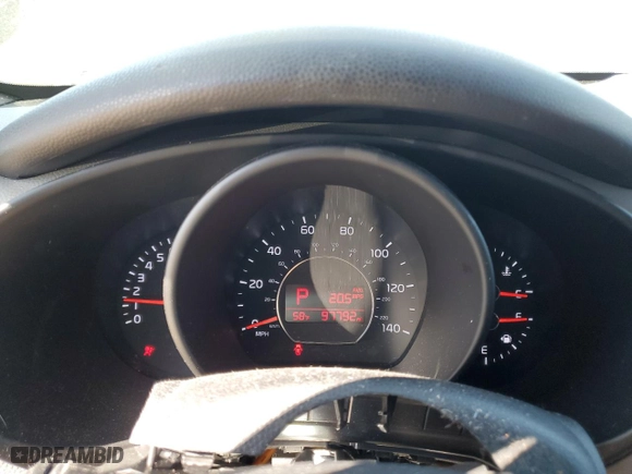 2015 Kia Soul with VIN KNDJN2A20F7183319, listed as a Copart auction lot 50243644 with 97,792 mi miles and Salvage Title. Bid and sale history available at carsss.com. Image 9.