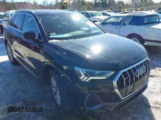 2023 Audi Q3 S line Premium with VIN WA1DECF34P1143148, listed as a IAAI auction lot 41566031 with 10,708 mi miles. Bid and sale history available at carsss.com. Image 1.