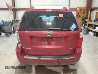 2008 Kia Sedona LX with VIN KNDMB233386235871, listed as a Copart auction lot 70498524 with 0 mi miles and Salvage Title. Bid and sale history available at carsss.com. Image 6.