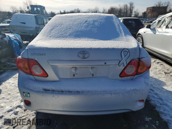 2009 Toyota Corolla with VIN JTDBL40E099045872, listed as a Copart auction lot 41817565 with 127,503 mi miles and Salvage Title. Bid and sale history available at carsss.com. Image 6.