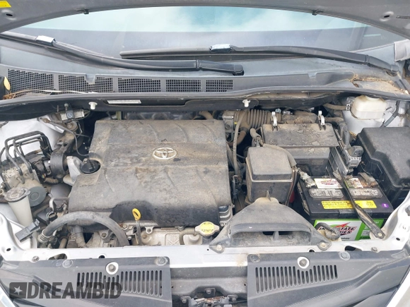 2012 Toyota Sienna LE AAS with VIN 5TDKK3DC1CS193107, listed as a IAAI auction lot 42068706 with 106,930 mi miles and . Bid and sale history available at DreamBid. Image 10.