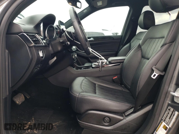2017 Mercedes-Benz GLE 350 with VIN 4JGDA5HB7HA976621, listed as a Copart auction lot 58548855 with 55,591 mi miles and Salvage title. Bid and sale history available at DreamBid. Image 7.