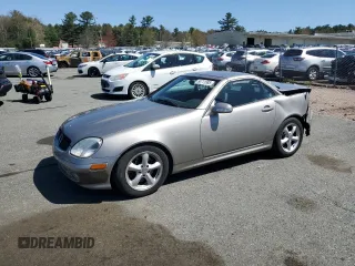 2003 Mercedes-Benz SLK 320 with VIN WDBKK65F33F286090, listed as a Copart auction lot 54711385 with 82,300 mi miles and Salvage title. Bid and sale history available at DreamBid. Image 1.