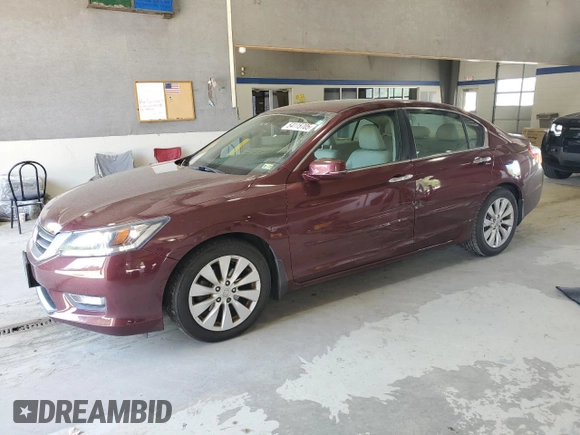 2013 Honda Accord Sdn EX-L with VIN 1HGCR2F8XDA176681, listed as a Copart auction lot 54115705 with 219,518 mi miles and Salvage Title. Bid and sale history available at carsss.com. Image 1.